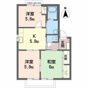 ハイツ岩郷 A棟の間取り画像