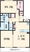 グラシアスIIの間取り画像