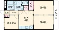 コーポあすなろの間取り画像