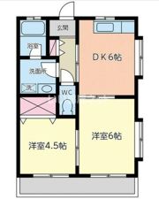 メープルガーデンハイツⅡDの間取り画像