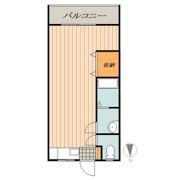 コーポ大文の間取り画像