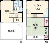 柏崎市西本町戸建の間取り画像