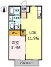 ハイツ・花のこみち B棟の間取り画像