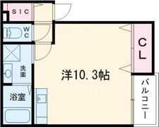 ディアコート生駒の間取り画像