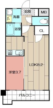(仮)白銀マンションの間取り画像