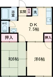 ジョイパレスAの間取り画像