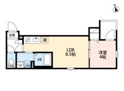 LUNA COURTの間取り画像