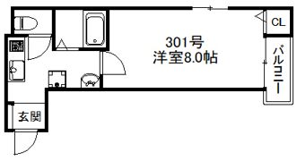 セレブマンション今宿の間取り画像