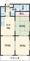 ラブリー三笠A棟の間取り画像
