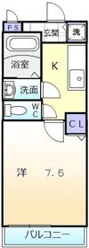フジパレス シェソワ土塔の間取り画像
