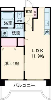 元町パークビルの間取り画像