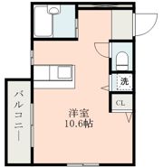 サンパティーク下荒田の間取り画像