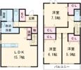 リースホーム益生町B棟の間取り画像