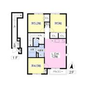 ラ マージュAの間取り画像