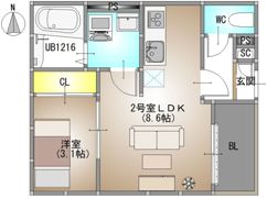 Regalest Grace 高柳の間取り画像