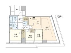 Brillia Tower 堂島の間取り画像