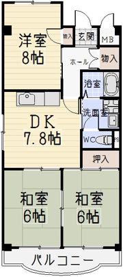 サンメゾン小牧の間取り画像