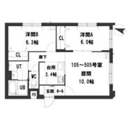 グランメール月寒中央通10の間取り画像