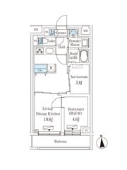 プラネソシエプラス桜台の間取り画像