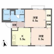 メゾンアムール A棟の間取り画像