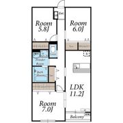 ザ・リバティⅡ(駐車場2台付)の間取り画像