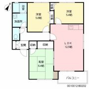 ディアス本城 B棟 ＃の間取り画像