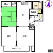 グリーンゲーブルス 参番館の間取り画像