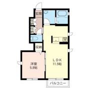 クラヴィエ南太田壱番館の間取り画像