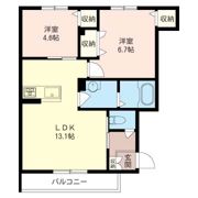 プリムローズAの間取り画像