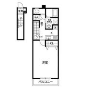 アンプルール リーブル PapillonBの間取り画像