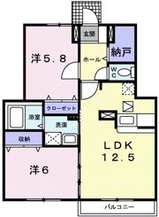 カーサ フェリーチェの間取り画像