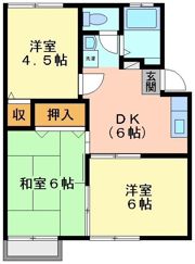 ルネシュ西長戸の間取り画像