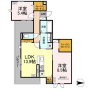 ボヌール Tの間取り画像
