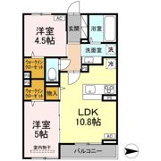ボヌール Tの間取り画像