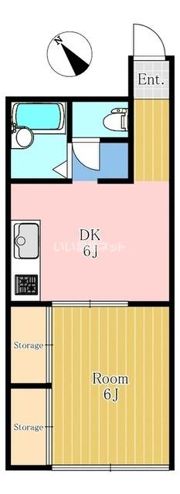 川久保ハイツの間取り画像