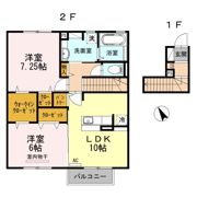 AQUA TERRACEの間取り画像