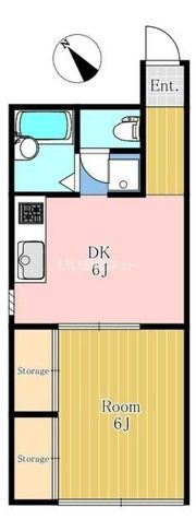 川久保ハイツの間取り画像