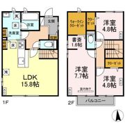 イリス B棟の間取り画像