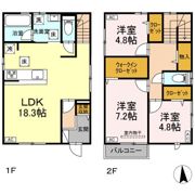 イリス F棟の間取り画像