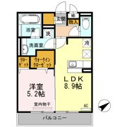 セレンディピティ堅田の間取り画像