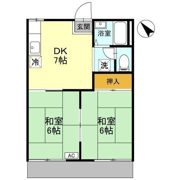 コーポBELL8の間取り画像