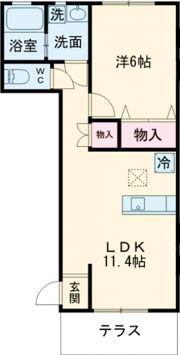 S＆E Iの間取り画像