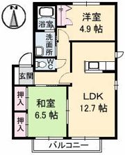 コートMT D館の間取り画像