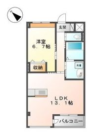 グランディールマンションの間取り画像