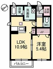 シャーメゾンショコラの間取り画像