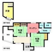 栗原町日野貸家の間取り画像