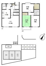 コーポシオンの間取り画像