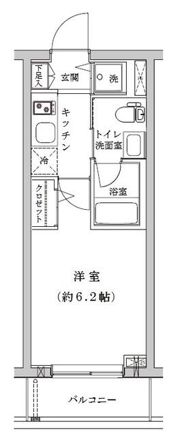 ライジングプレイス登戸の間取り画像