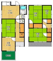 長尾様清水戸建ての間取り画像