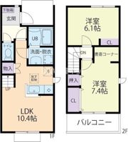 グランディールの間取り画像